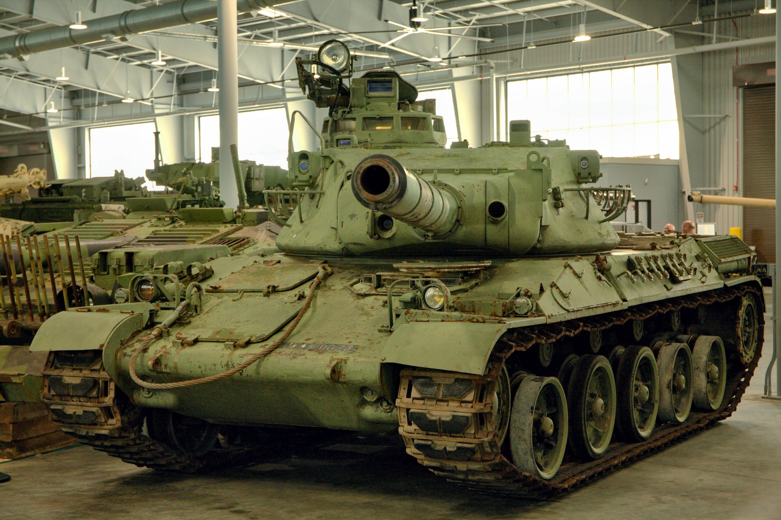 A former French AMX-30B at the U.S. Army Armor &amp; Cavalry Collection