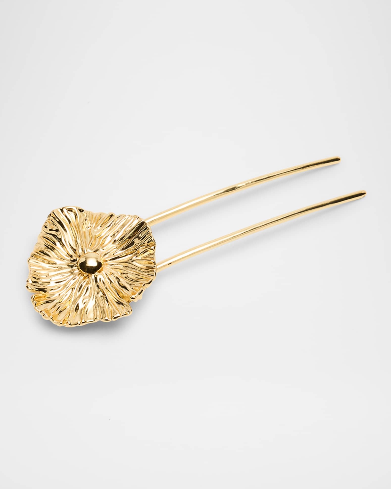Lelet NY, Maya Floral Brass French Pin