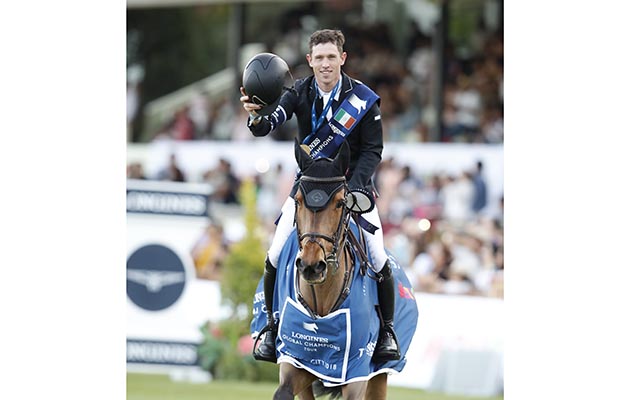 Scott Brash (GBR) on Ursula XII is the winner of Longines Global Champions Tour Gran Premio de Mexico