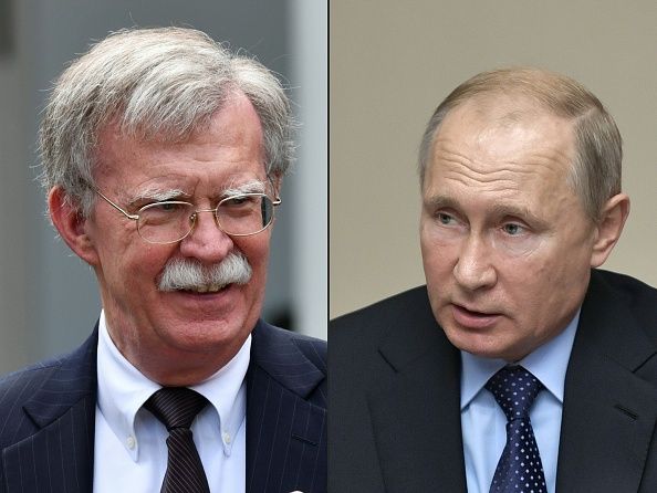 John Bolton is meeting with Vladimir Putin.