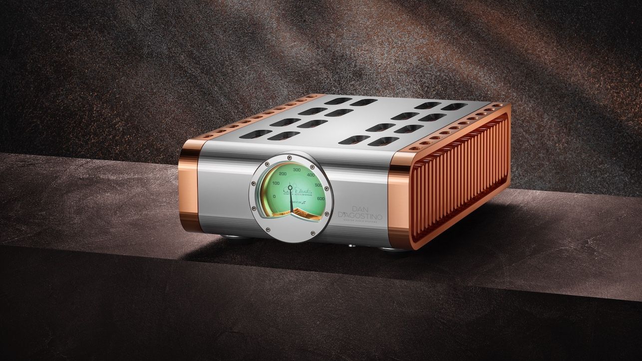 This new power amp is built like a tank and looks like one too