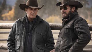 Kevin Costner and Cole Hauser in Yellowstone