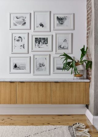 gallery wall ideas with white frames