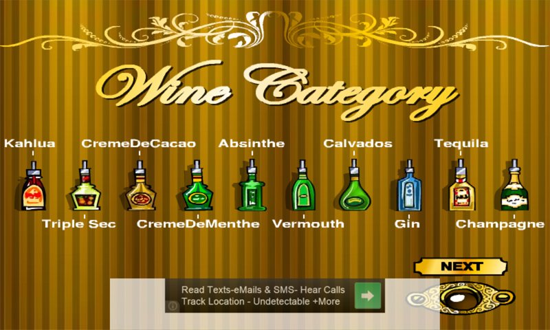 Cocktail Master 2 Help Screen
