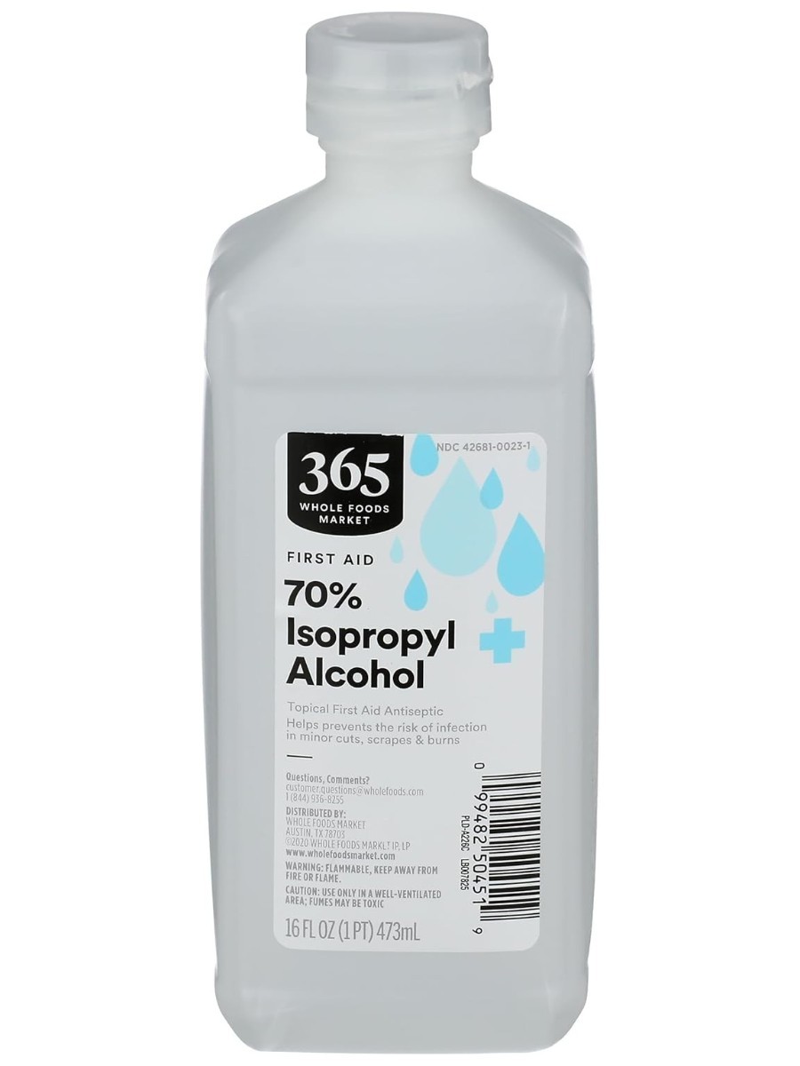 Whole Foods, Isopropyl Alcohol