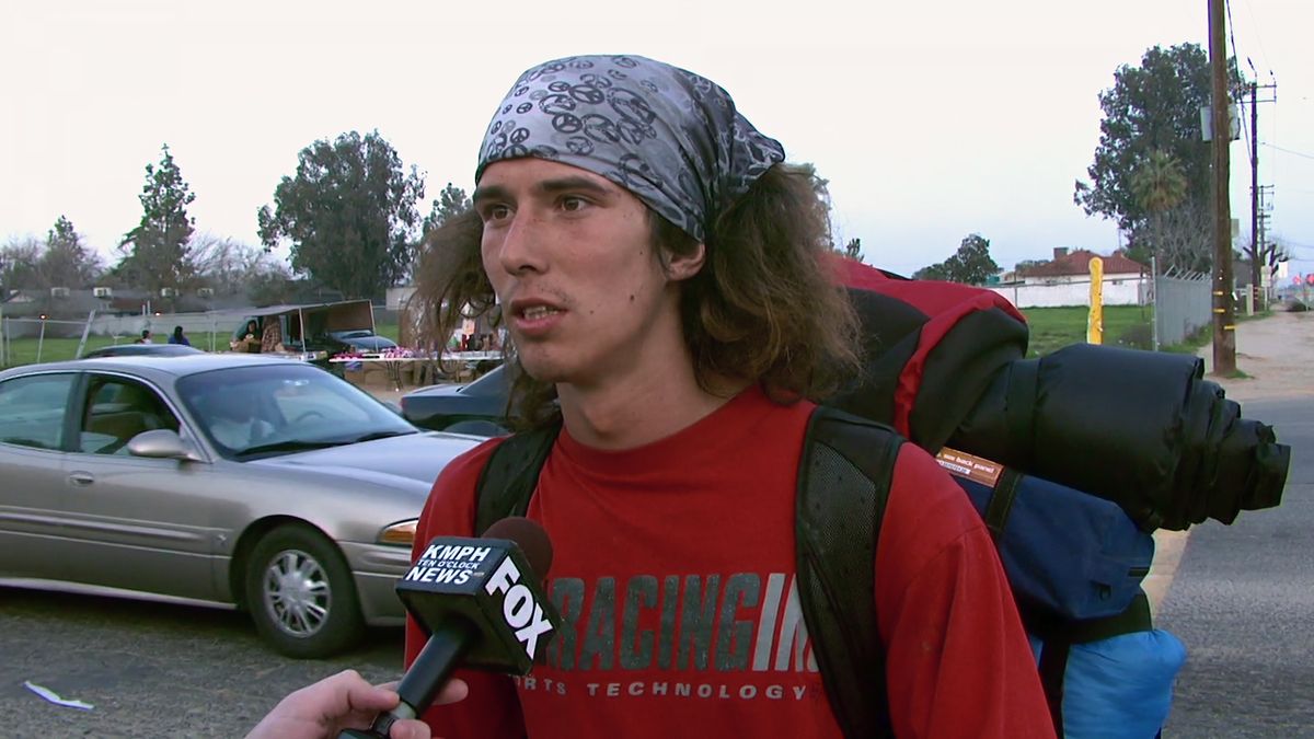 Caleb &quot;Kai&quot; McGillvary in The Hatchet Wielding Hitchhiker