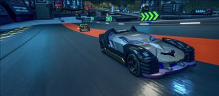 bat car racing on bat track