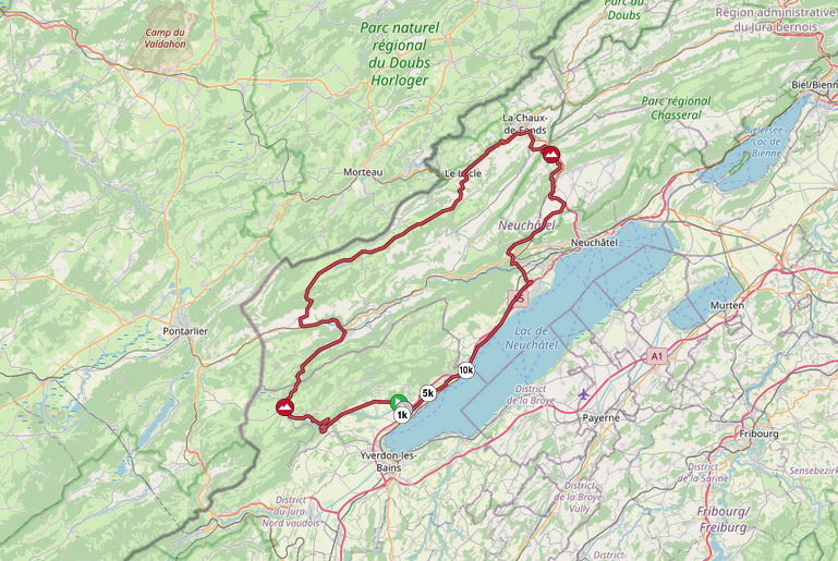Maps and profiles for the 2024 Tour de Suisse Women