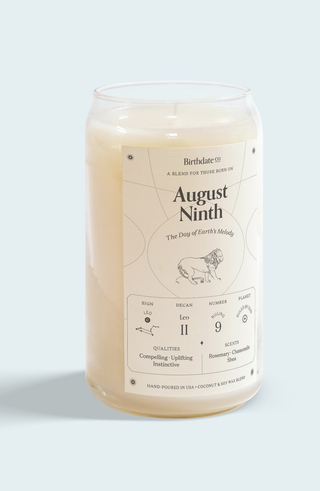 The August Birthday Candle