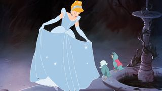 Cinderella in a glittering dress