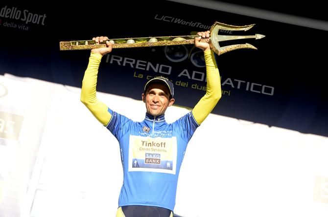 Alberto Contador (Tinkoff-Saxo), winner of the 2014 Tirreno-Adriatico
