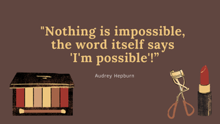 One of our inspirational quotes for kids by Audrey Hepburn