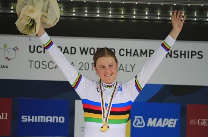 Junior women's world champion Amalie Dideriksen (Denmark)