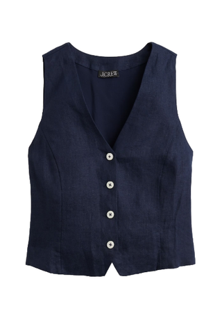 J.Crew Slim-Fit Linen Vest