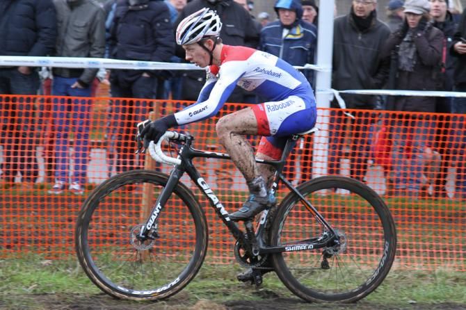 Dutch champion Lars van der Haar on his way to the win