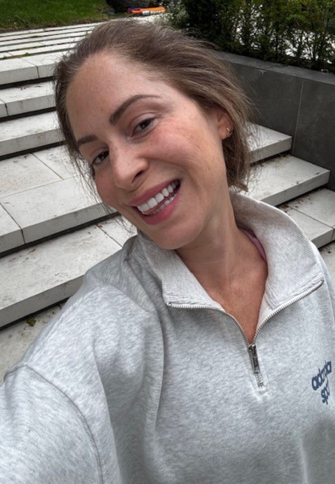 Health writer Anna Bartter trying rebounding at home