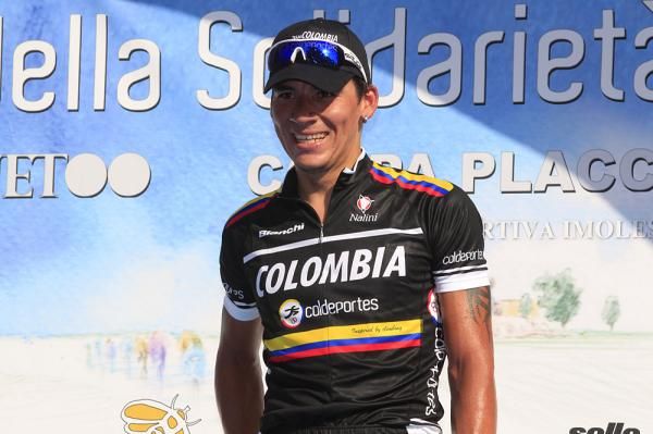 Juan Pablo Valencia (Colombia - Coldeportes) was second in the Giro del Veneto