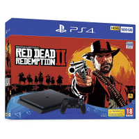 Sony PlayStation 4 500GB Console (Black) with Red Dead Redemption 2 Bundle | £249.99 £219.99 at Amazon