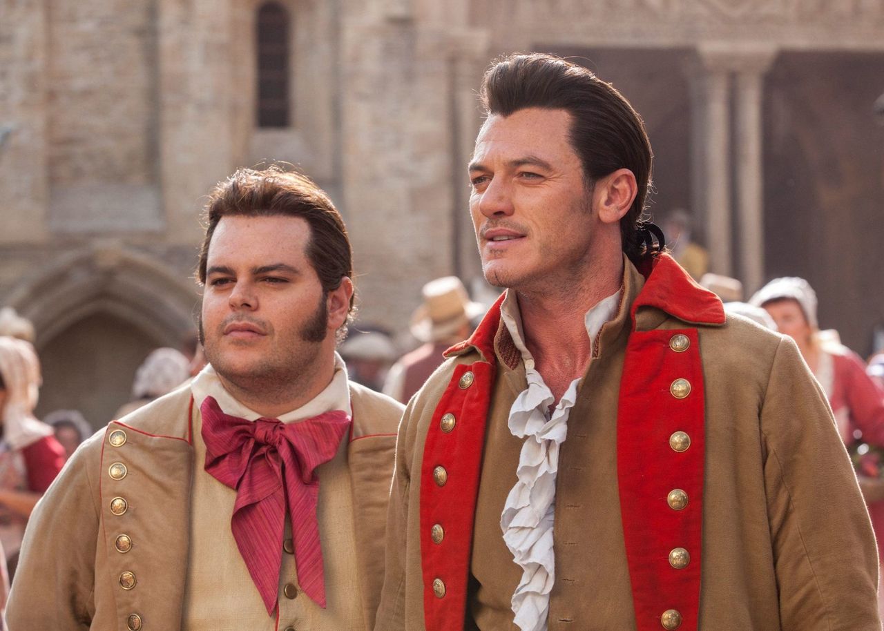 Josh Gad and Luke Evans. 