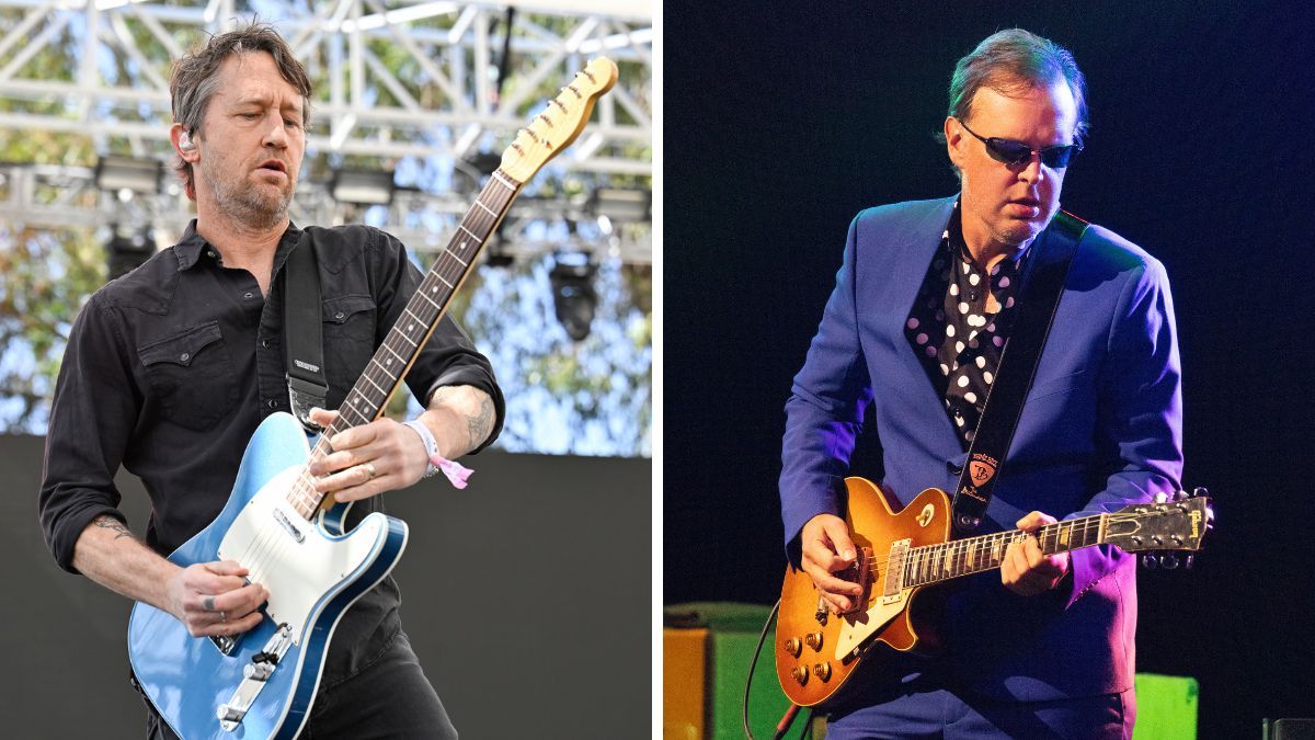 Left-Chris Shiflett performs on Day 1 of BottleRock Napa Valley at Napa Valley Expo on May 24, 2024 in Napa, California; Right-Joe Bonamassa performs in concert at ACL Live on October 29, 2023 in Austin, Texas