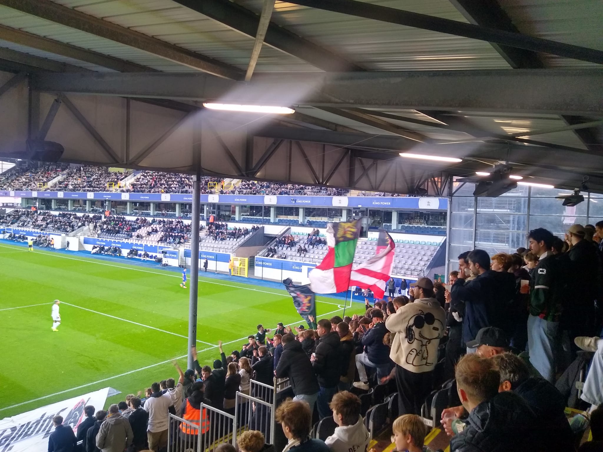 Gent take a corner against OH Leuven in the Jupiler Pro League