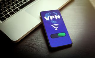 VPN app on mobile phone