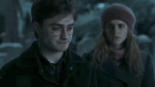 harry and hermione in godric's hollow