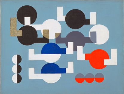 Sophie Taeuber-Arp, Composition of Circles and Overlapping Angles 1930. The Museum of Modern Art, New York