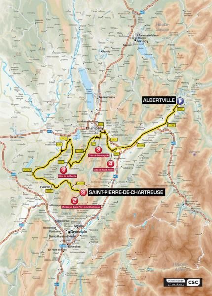 Crit&amp;eacute;rium du Dauphin&amp;eacute; - Stage 1 Map