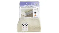 A Dreamland Heated Fleece Fitted Dual Control Mattress Protector