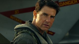 Tom Cruise as Pete Mitchell in Top Gun: Maverick