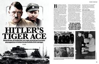 Hitler's Tiger Ace History of War magazine spread