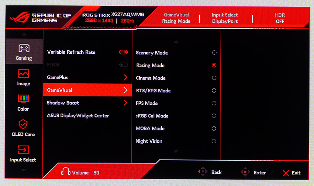 Asus ROG Strix XG27AQWMG
