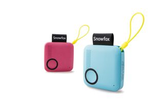 The Snowfox phone comes in two colors: blue or pink.