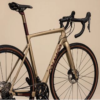Bronze Colnago road bike
