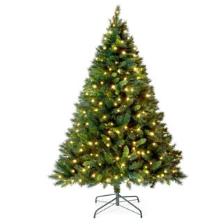 wayfair artificial christmas tree with lights