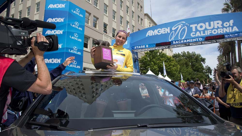 Megan Guarnier wins the Tour of California and takes control of the women's WorldTour
