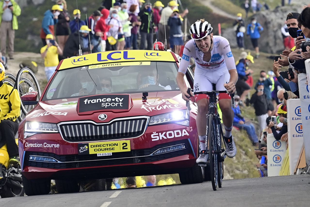 Tour de France 2020 - 107th Edition - 16th stage Grenoble - Meribel - Col de la Loze 170 km - 16/09/2020 - Tadej Pogacar (SLO - UAE - Team Emirates) - photo POOL/BettiniPhoto&Acirc;&copy;2020