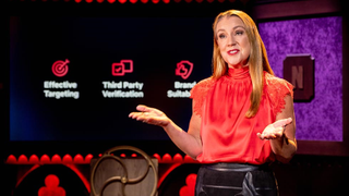 Jeremi Gorman during Netflix's upfront presentation