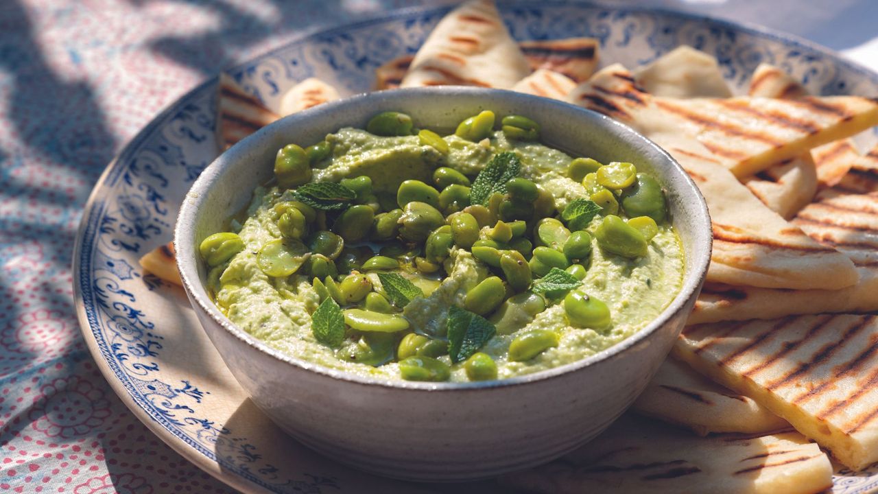 broad bean dip