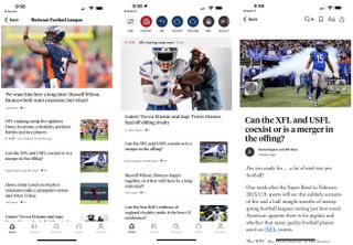 The Athletic on iPhone