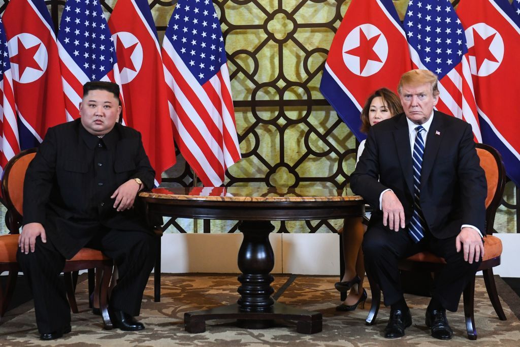 Trump and Kim Jong Un in Hanoi