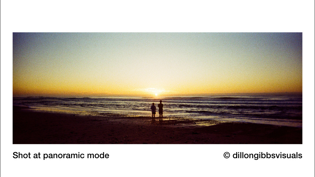 Reto Pano sample image of beach at sunset