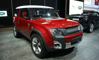 Red Land Rover