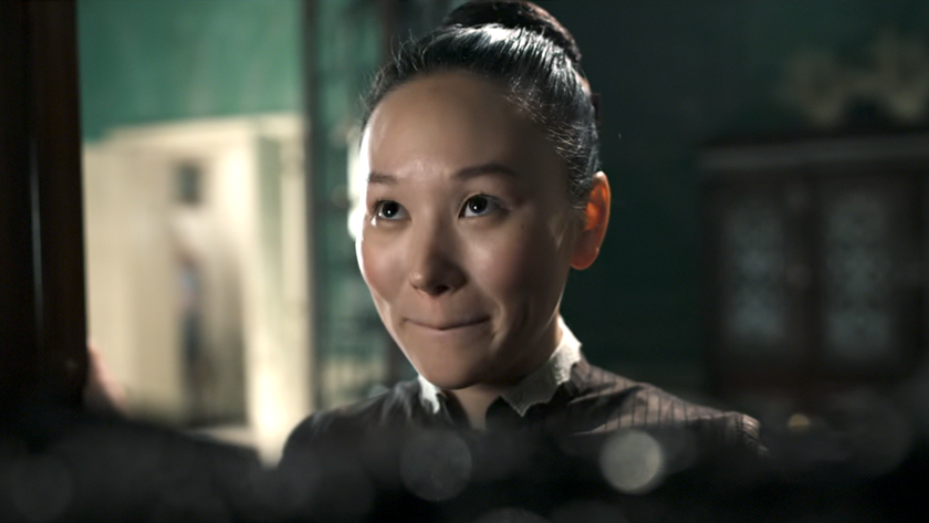 yerin ha as sophie smiling on bridgerton season 4