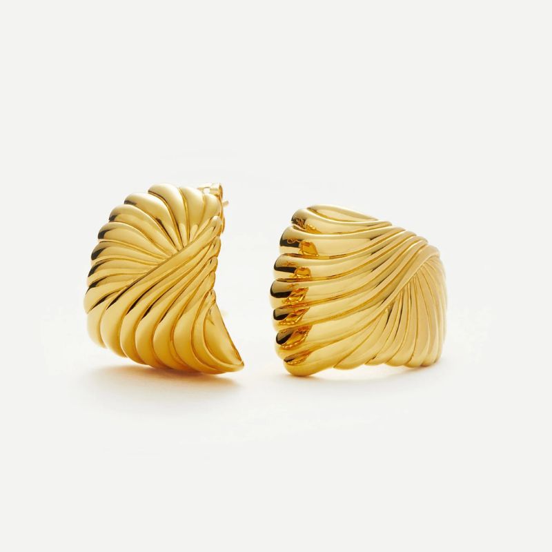 Image of gold earrings