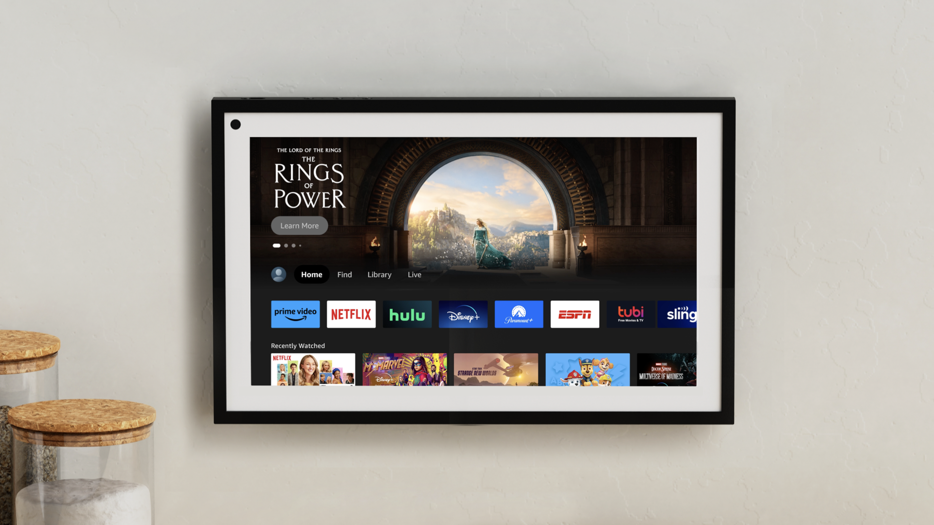 Fire TV en Echo Show 15