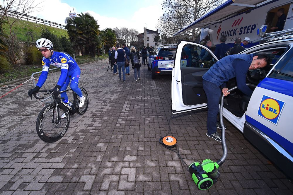 Fabio Sabatini heads out on a ride