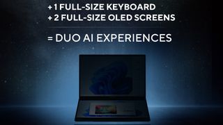 Asus ZenBook Duo tease
