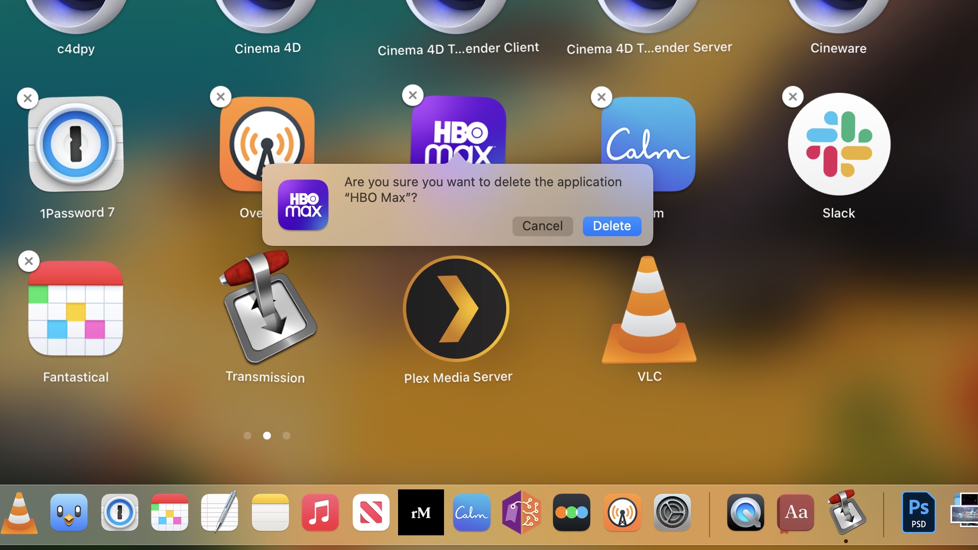 how do i uninstall apps on macbook air